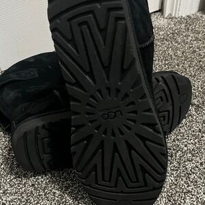 UGG Remora Black Suede Boots, 7